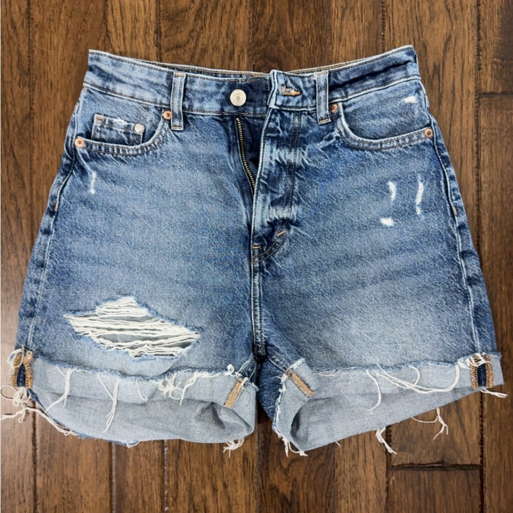 H&M Denim High-Waisted Women Shorts